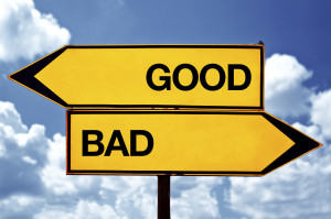 Make Good Choices Good or bad, opposite signs