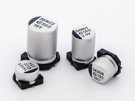 Conductive Polymer Aluminum Solid Capacitors (Surface Mount Type) - APAQ AP-CON, Conductive Polymer Aluminum Solid Capacitors (Surface Mount Type), SMD