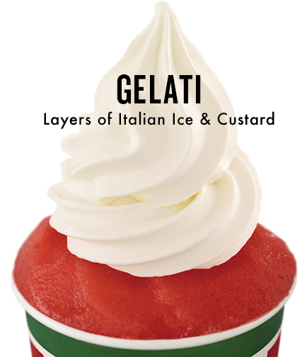 Gelati - Layers of Italian Ice & Custard