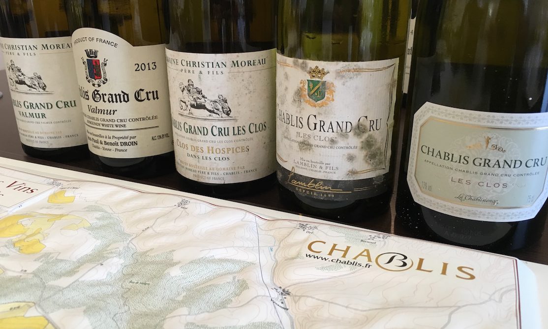 Differences between Petit Chablis, Chablis, Premier & Grand Cru