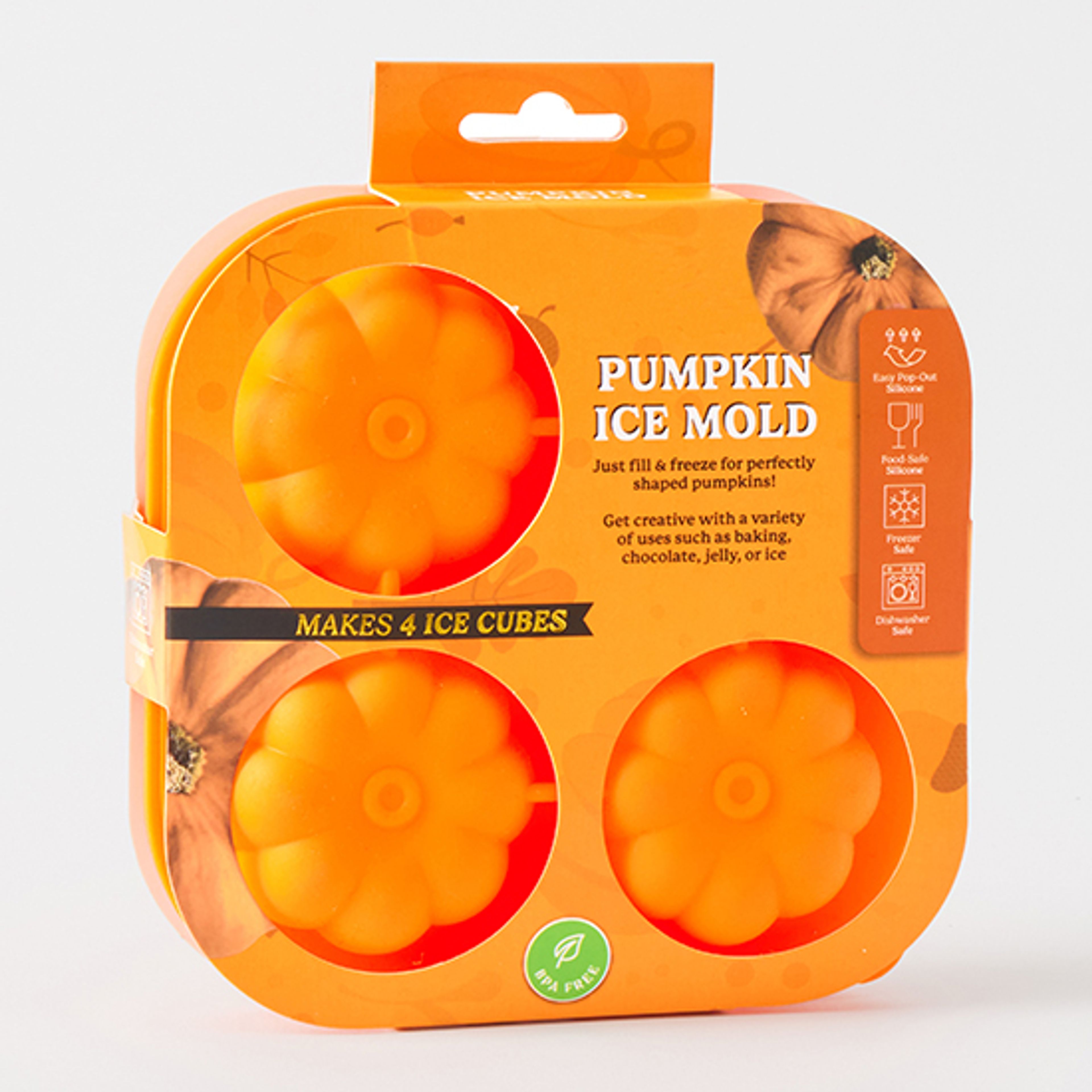 Pumpkin Ice Molds