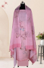 Pink Linen Kantha Work Salwar Suit with Trendy Dupatta - 986-VTA292