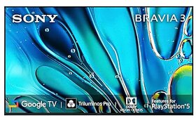 Sony BRAVIA 3 Series 126 cm (50 inches) 4K Ultra HD AI Smart LED Google TV K-50S30 (Black)