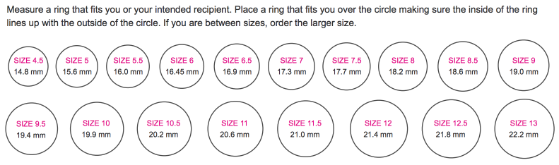 RING AND SHIRT SIZING CHART - OMGRescue