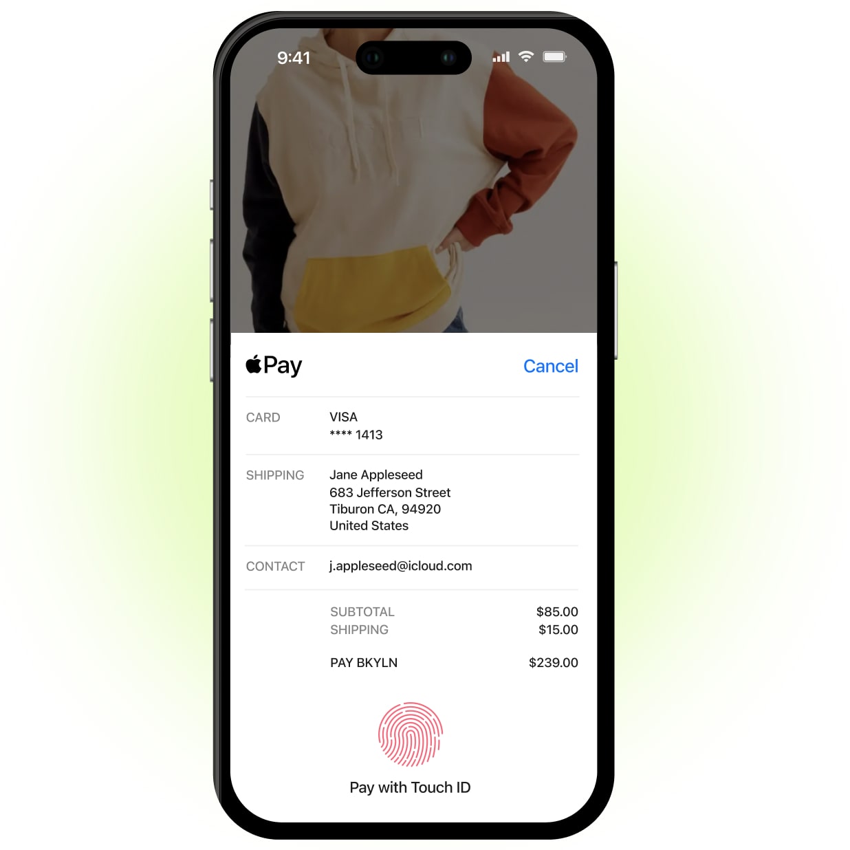 Shopify checkout with Apple Pay on mobile