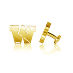 Dayna Designs Dayna Designs Cuff Links Sterling Silver/Gold Plated W