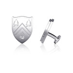 Dayna Designs Dayna Designs Cuff Links Sterling Silver Shield