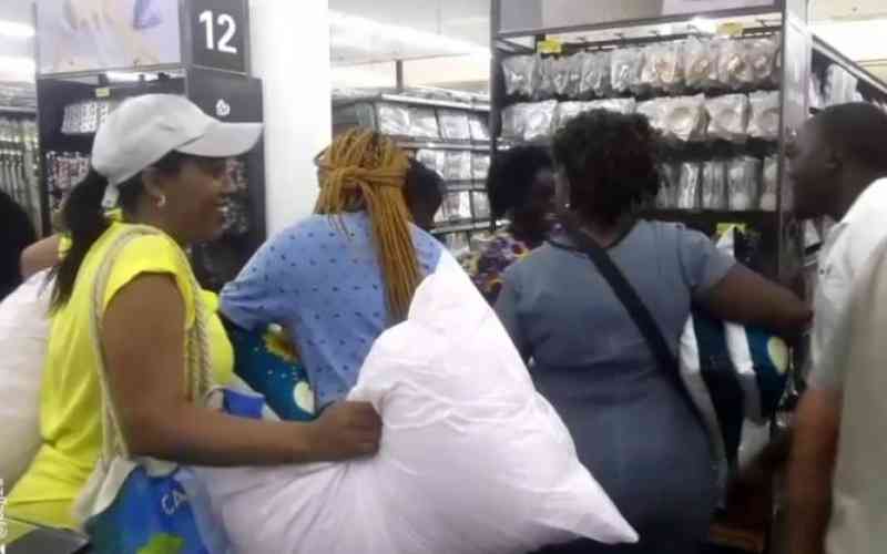 Soft life: Women scramble for pillows as China Square opens doors in Coast