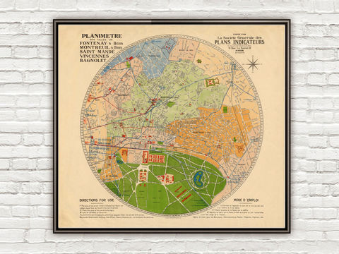 Old,Map,of,Vincennes,1930,France,Vintage,Wall,Print,Art,Reproduction,Open_Edition,vintage,gravure,vintage_map,city_plan,panoramic_view,vincennes,old_map,vintage_poster,vincennes_map,map_of_vincennes,antique_map