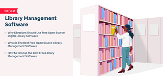 Open source library management software