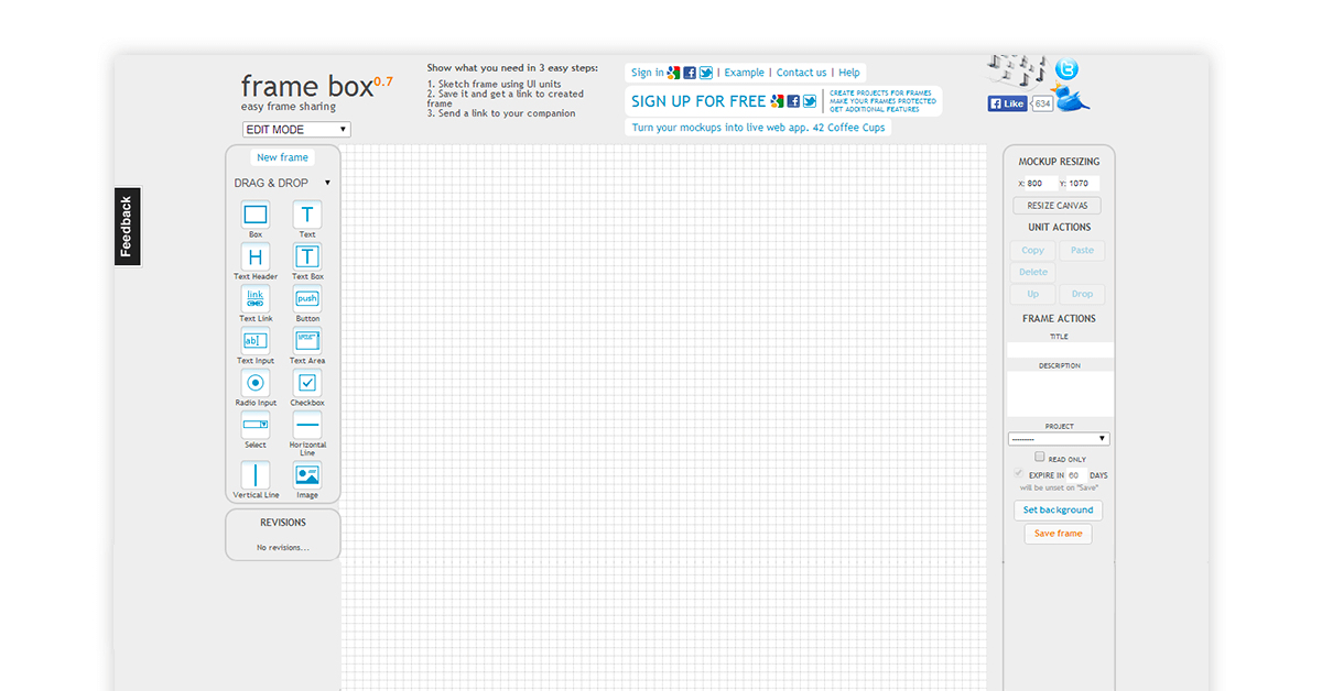 Wireframe tools open source