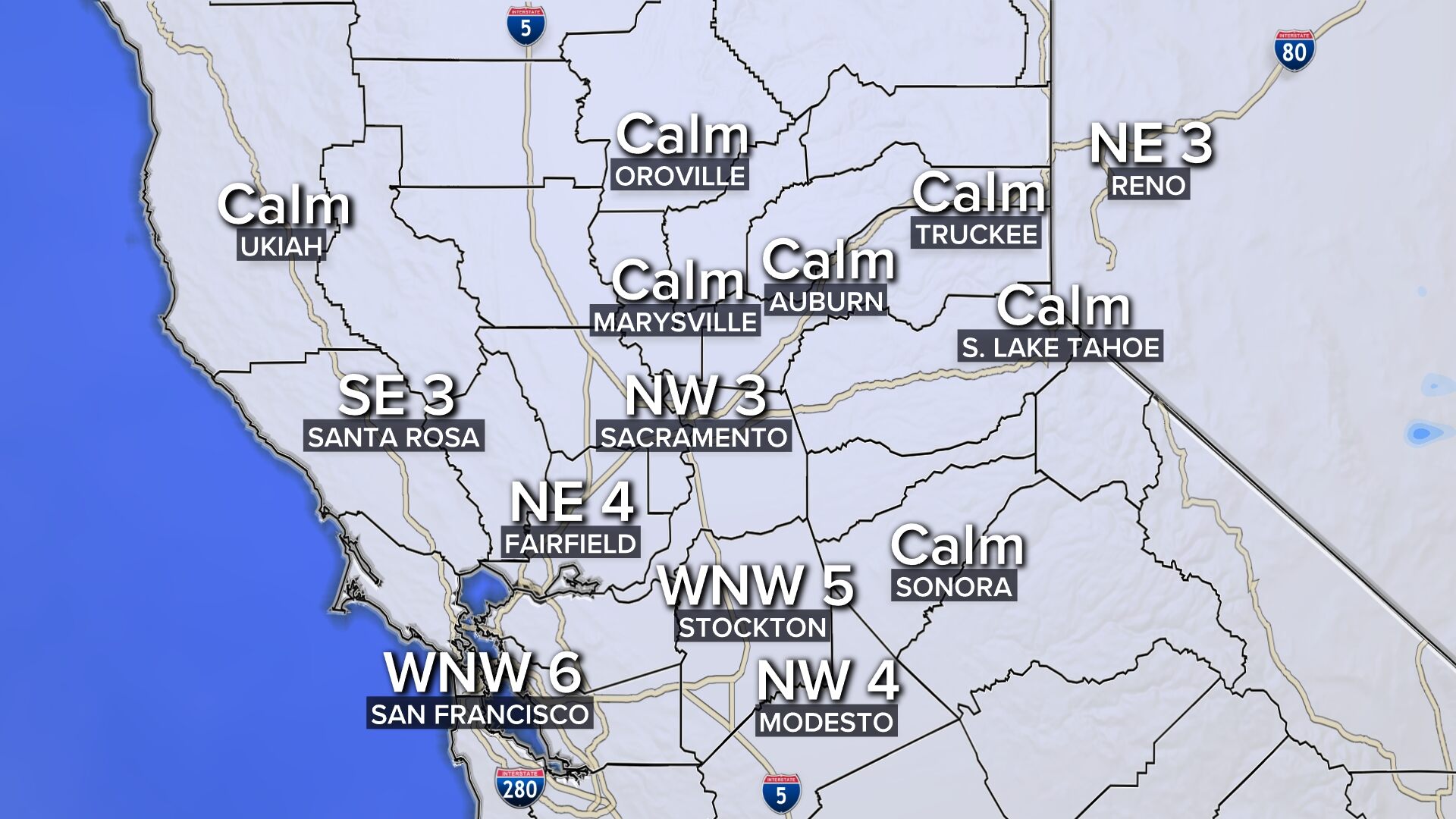 Local Wind Speeds