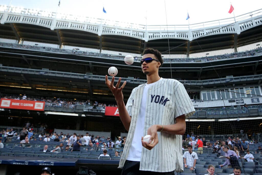 Victor Wembanyama is an NBA star, but he made PSA's trading card All-Star roster for baseball