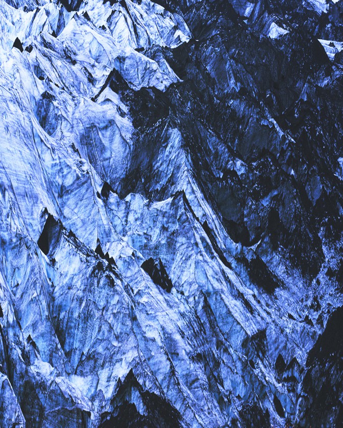 Glacial ice near Torfajökull volcano, Iceland