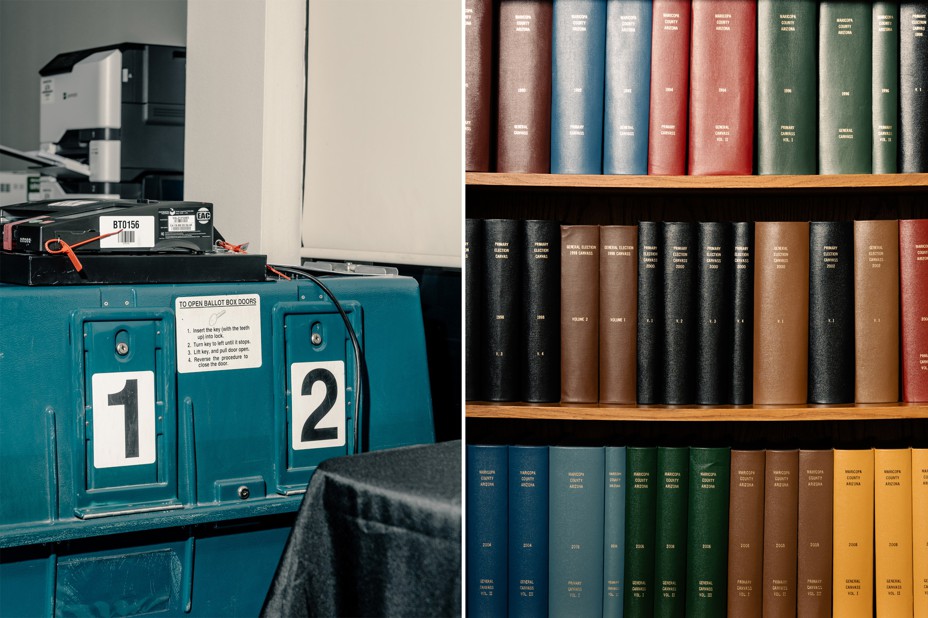 Pictures of the Election Center in Phoenix, Arizona