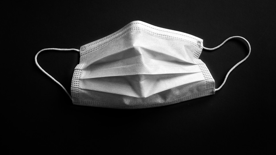 A disposable face mask