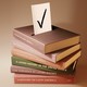 stack of Latino and Latin American history books with a vote being inserted in slot at top