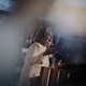 Hillary Clinton speaking at the convention