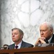 Senators John Cornyn, Lindsey Graham, and Orrin Hatch at the Brett Kavanaugh hearings