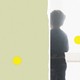 illustration with young child silhouetted in open doorway with yellow dots