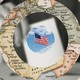 Illustration of the U.S. flag inside a map of the Middle East