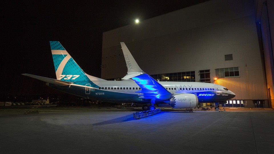 A Boeing 737 Max