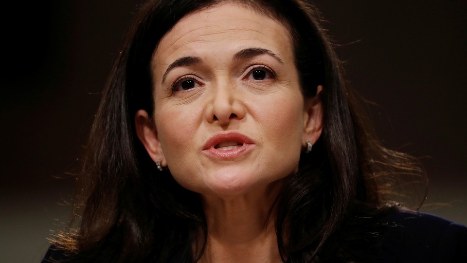 Sheryl Sandberg speaking