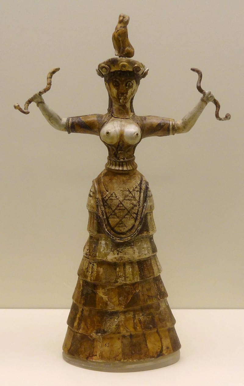 Minoan Snake Goddess, Knossos