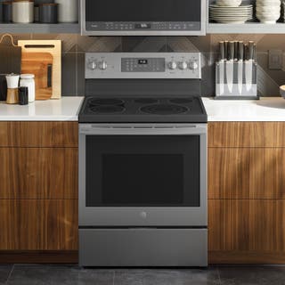 The GE Profile PB935 electric range.