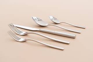 The Sambonet Linea Q Cutlery Place Set.