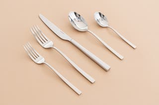 The Sambonet Linea Q Cutlery Place Set.