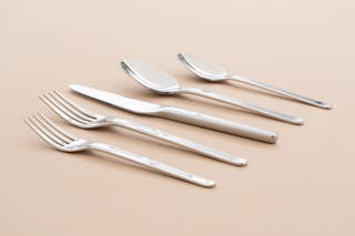 The Heath Ceramics Muir Flatware set.