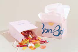 The BonBon Large Gift Box pictured on a white background, one of our picks for best gift baskets.