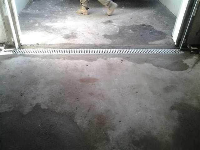 Trench Drain Installed