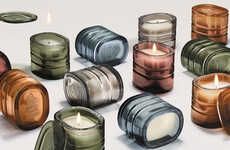 Refillable Designer Candles