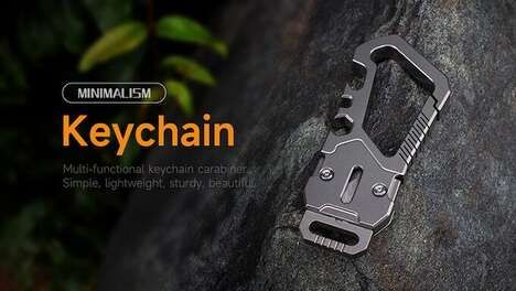 Titanium Keychain Holders