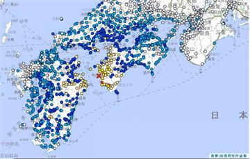 日本四國地震規模上修6.6！ 愛媛、高知縣震度6...