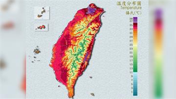 18縣市高溫燈號！ 北北基「亮紅燈」社子飆到38...