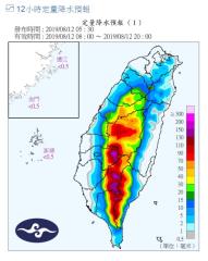 西南氣流帶水氣 新竹以南地區白天雨勢明顯