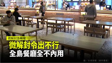 更新／微解封令出不行 僅剩澎湖可內用