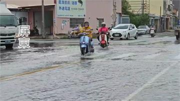 超級藍月+年度大潮 屏東東港連3天嚴重淹水