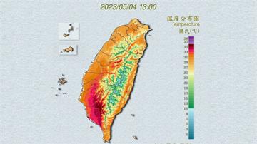 台南、屏東高溫飆38.8度 鄭明典提醒：南部近山...