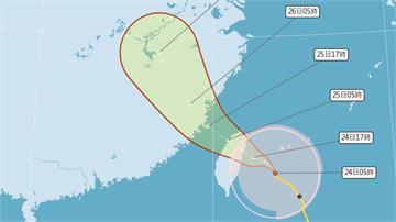 凱米「開眼」直逼強颱！暴風圈提早觸地 降雨集中2...