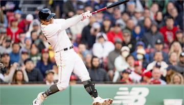 MLB／女兒的力量！張育成一棒扛出綠色怪物 本季...