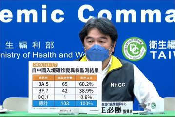 中國入境「陽性率16.9%」　王必勝：未驗出未知...