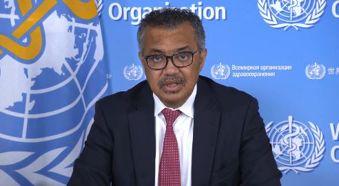 譚德塞評估中國「清零策略」難以維持。圖／翻攝自Twitter@DrTedros