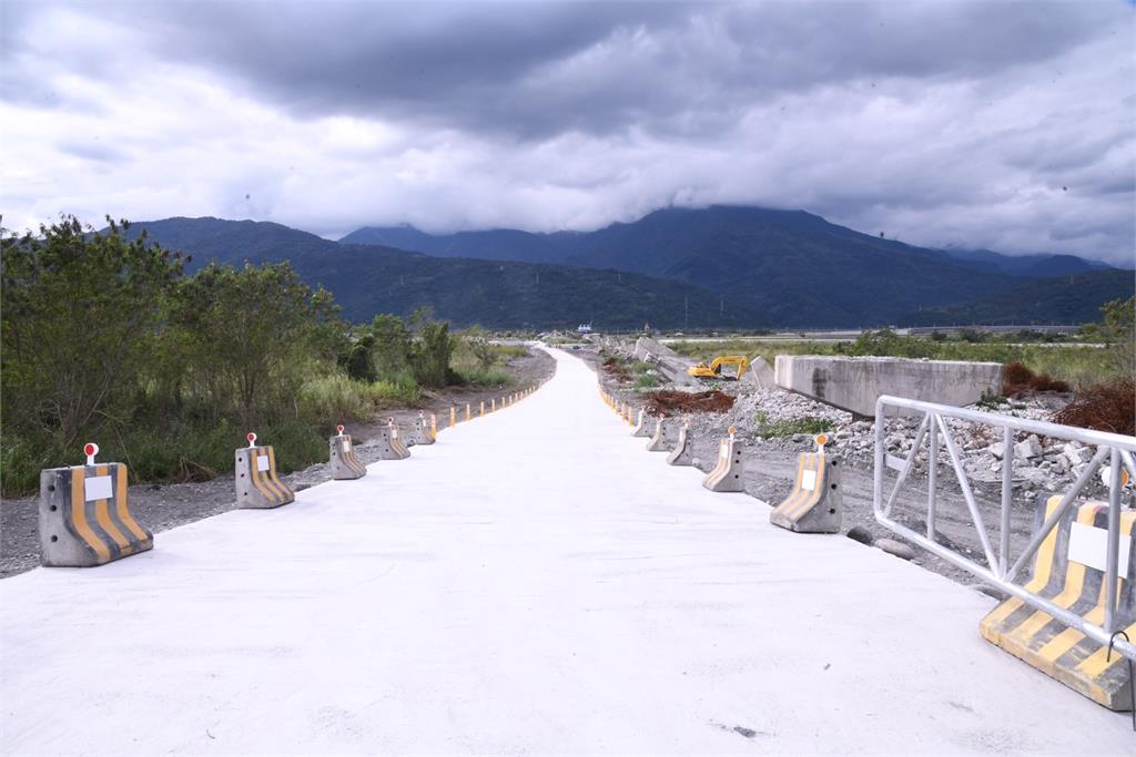 高寮大橋便道18日通車。圖／花蓮縣政府