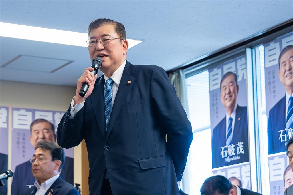 前防衛大臣石破茂當選日本自民黨黨魁。圖／翻攝自X@shigeruishiba