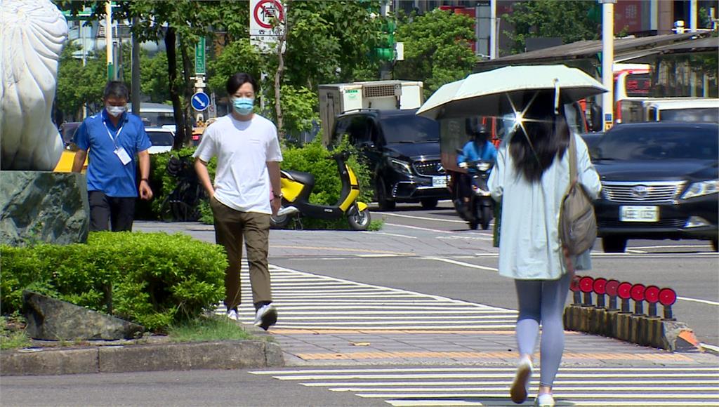 氣象局針對10縣市發布高溫警報。圖／台視新聞（資料畫面）