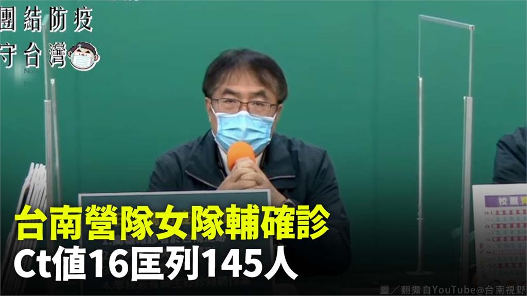 黃偉哲針對確診者足跡、疫調進行說明。圖／翻攝自YouTube@台南視野